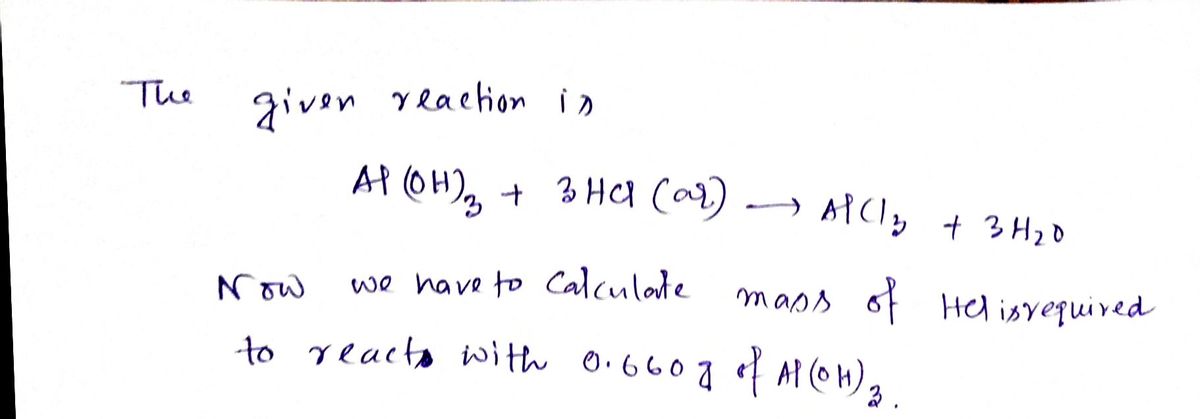 Chemistry homework question answer, step 1, image 1